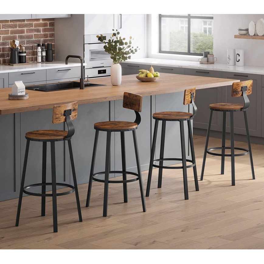 Bāra krēsls AVEN brūns/melns