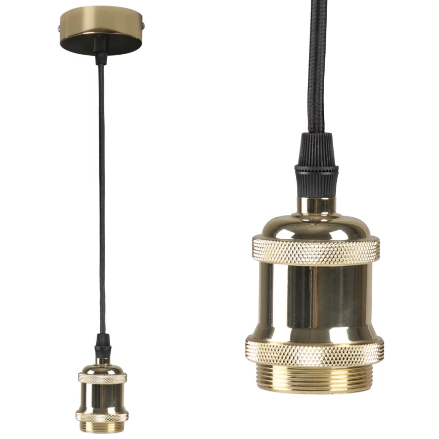 Barības vads 1xE27/20W/230V zelta