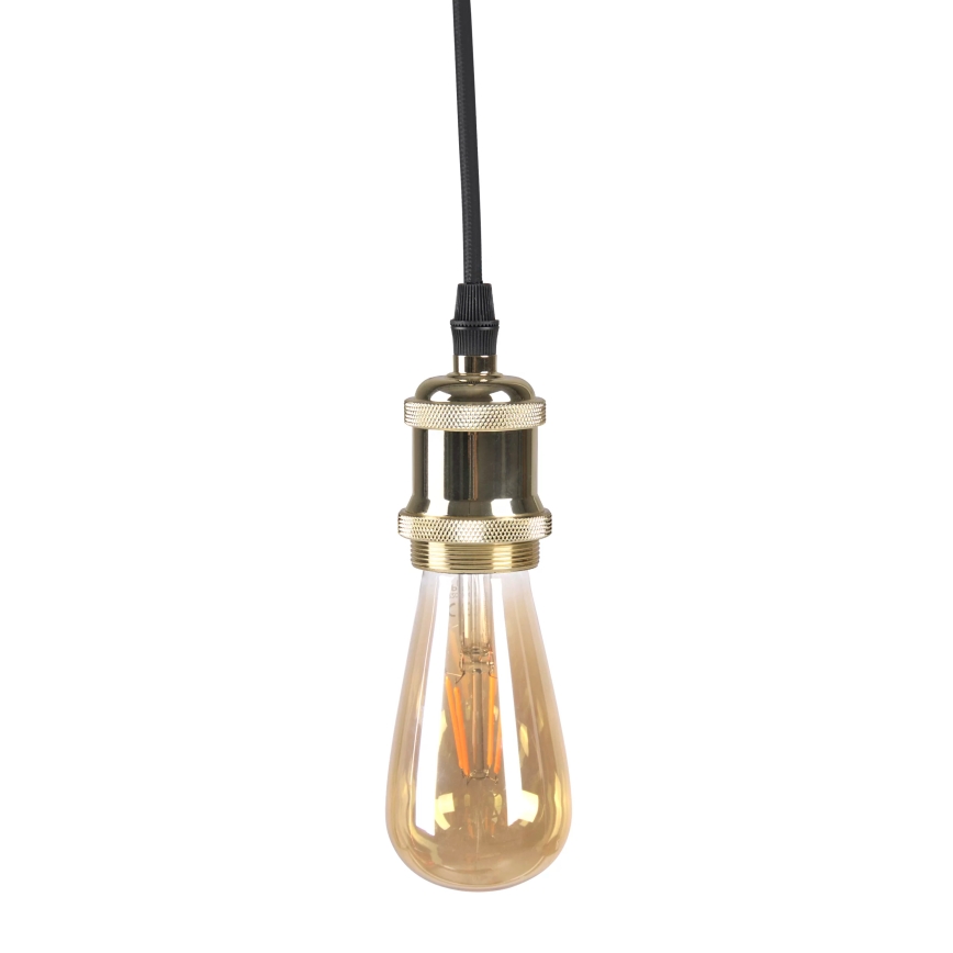 Barības vads 1xE27/20W/230V zelta