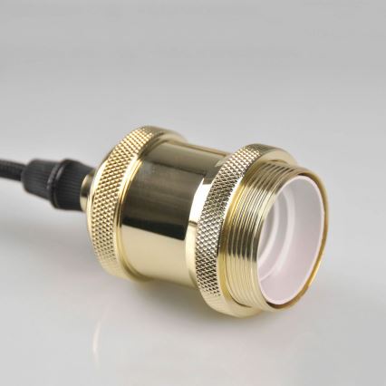 Barības vads 1xE27/20W/230V zelta