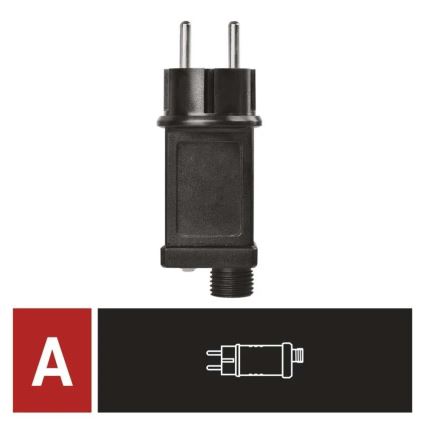 Barošanas bloks Ziemassvētku savienojamajam apgaismojumam 12W/230V IP44