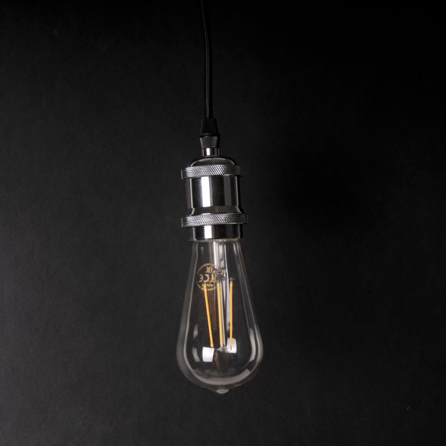 Barošanas vads 1xE27/20W/230V spīdīgi hromēts