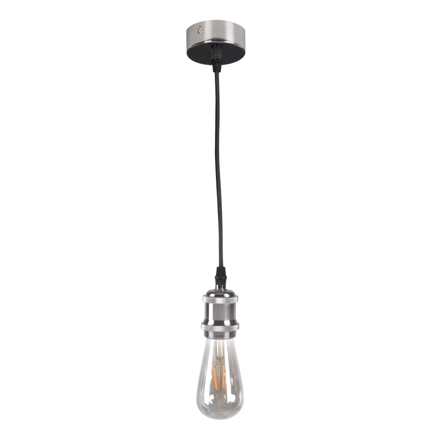 Barošanas vads 1xE27/20W/230V spīdīgi hromēts