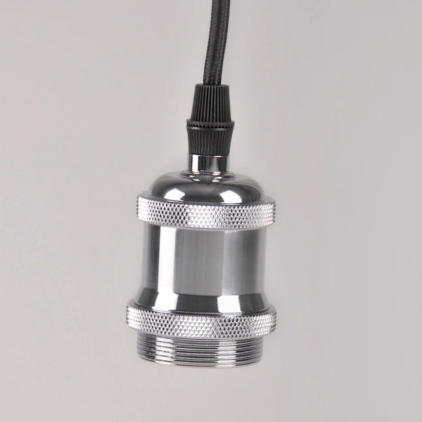 Barošanas vads 1xE27/20W/230V spīdīgi hromēts