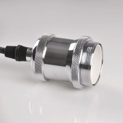 Barošanas vads 1xE27/20W/230V spīdīgi hromēts