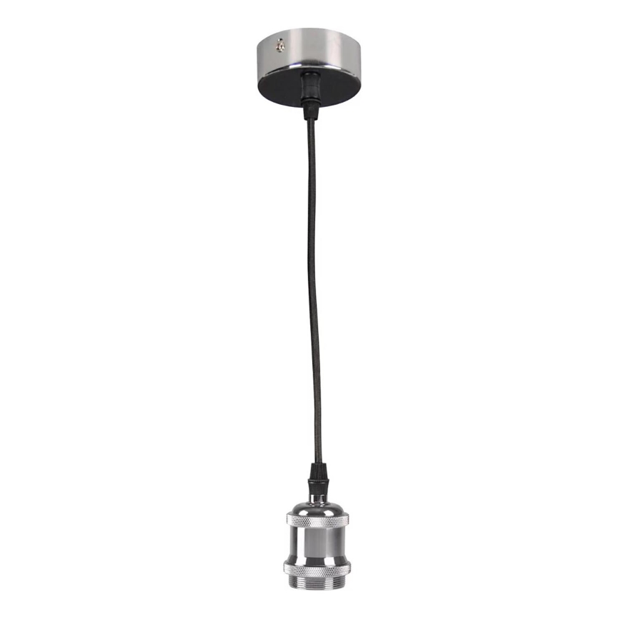 Barošanas vads 1xE27/20W/230V spīdīgi hromēts