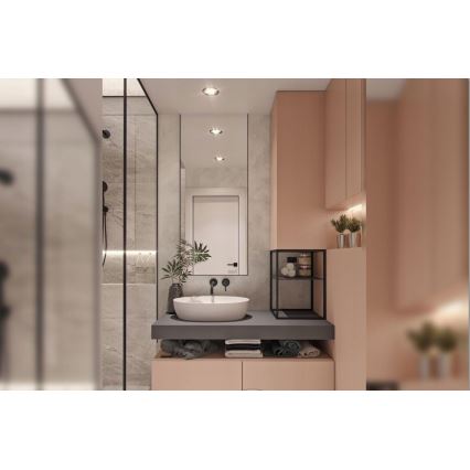 BAT-B0969 - Matēts melns izlietnes jaucējkrāns LUNGO slēptai montāžai