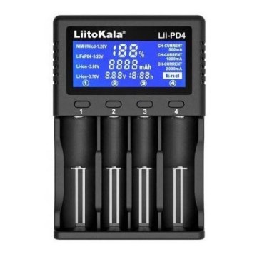 Bateriju lādētājs A/AA/AAA/18650/20700/21700/26650/22650