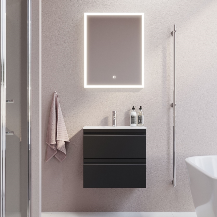 BATH DELUXE 01-060-07-58-00 - LED Vannas istabas spogulis ar fona apgaismojumu FORNAES LED/14,3W/230V IP44