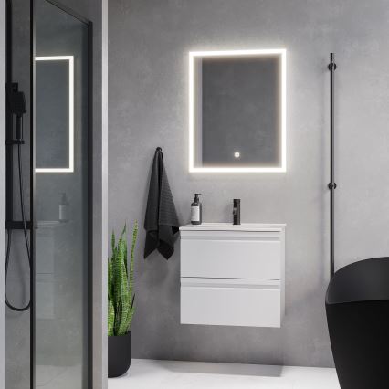 BATH DELUXE 01-060-07-58-00 - LED Vannas istabas spogulis ar fona apgaismojumu FORNAES LED/14,3W/230V IP44