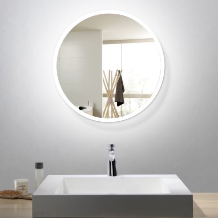 BATH DELUXE 01-060-08-58-00 - LED Vannas istabas spogulis ar fona apgaismojumu FORNAES LED/10,1W/230V IP44