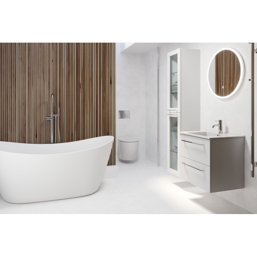 BATH DELUXE 01-060-08-58-00 - LED Vannas istabas spogulis ar fona apgaismojumu FORNAES LED/10,1W/230V IP44