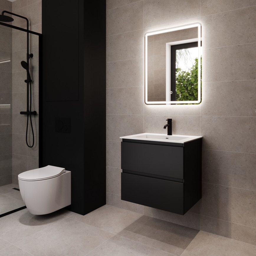 BATH DELUXE 01-060-51-58-00 - LED Vannas istabas spogulis ar fona apgaismojumu TARS LED/24,8W/230V IP44