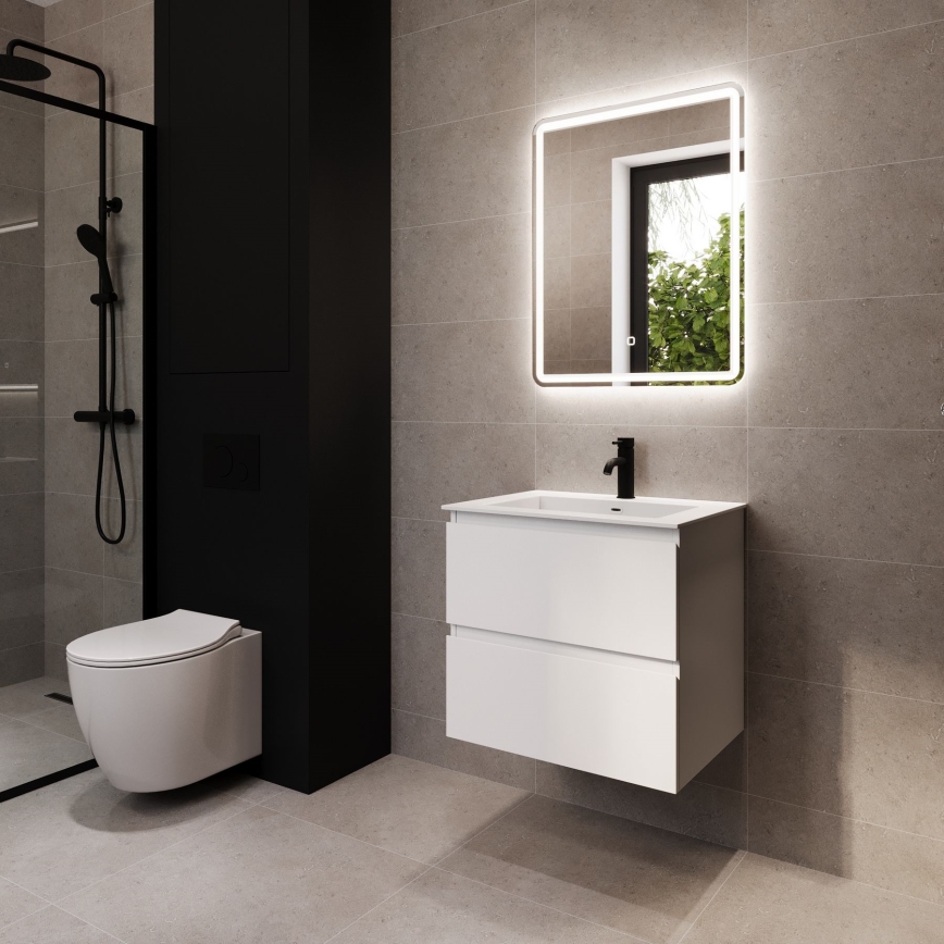 BATH DELUXE 01-060-51-58-00 - LED Vannas istabas spogulis ar fona apgaismojumu TARS LED/24,8W/230V IP44