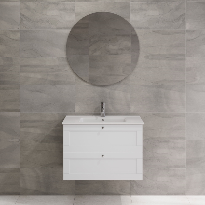 BATH DELUXE 01-080-00-58-00 - Vannas istabas spogulis NORDBORG d. 80 cm