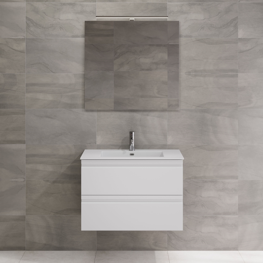 BATH DELUXE 01-080-01-58-00 - Vannas istabas spogulis NORDBORG 80x75 cm