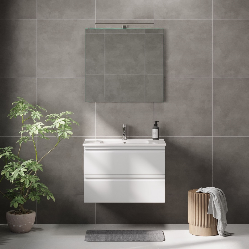 BATH DELUXE 01-080-01-58-00 - Vannas istabas spogulis NORDBORG 80x75 cm