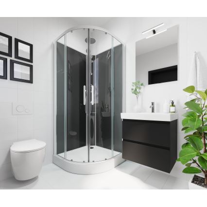 BATH DELUXE 01-080-01-58-00 - Vannas istabas spogulis NORDBORG 80x75 cm