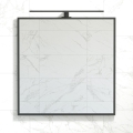 BATH DELUXE 01-080-05-02-00 - Vannas istabas spogulis BORGSTED 80x80 cm melna