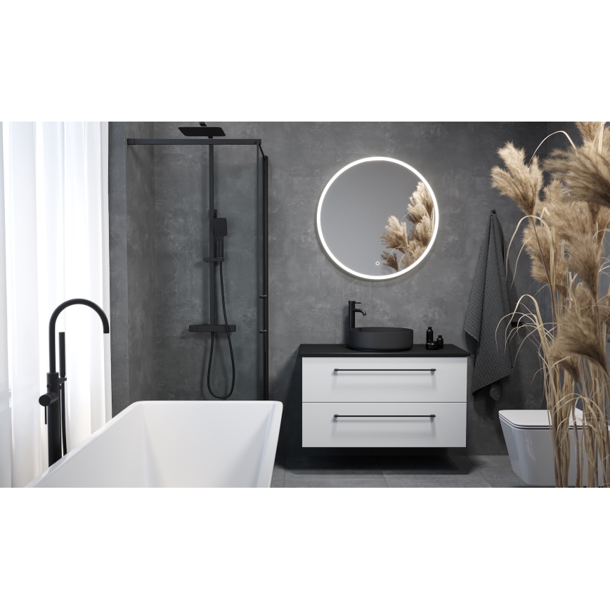 BATH DELUXE 01-080-08-58-00 - LED Vannas istabas spogulis ar fona apgaismojumu FORNAES LED/13,8W/230V IP44