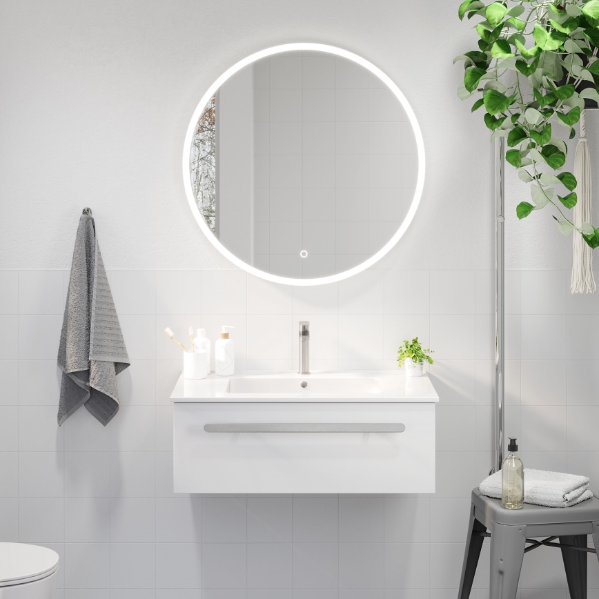 BATH DELUXE 01-080-08-58-00 - LED Vannas istabas spogulis ar fona apgaismojumu FORNAES LED/13,8W/230V IP44