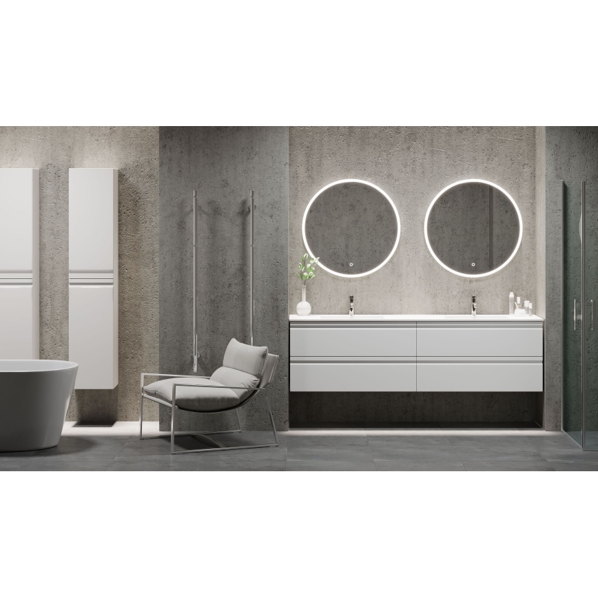 BATH DELUXE 01-080-08-58-00 - LED Vannas istabas spogulis ar fona apgaismojumu FORNAES LED/13,8W/230V IP44