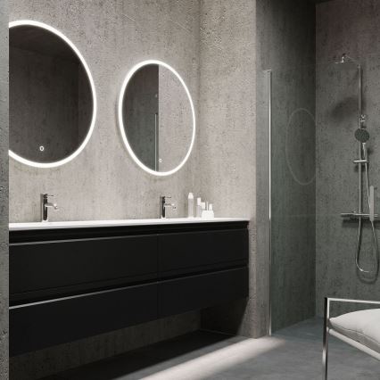 BATH DELUXE 01-080-08-58-00 - LED Vannas istabas spogulis ar fona apgaismojumu FORNAES LED/13,8W/230V IP44