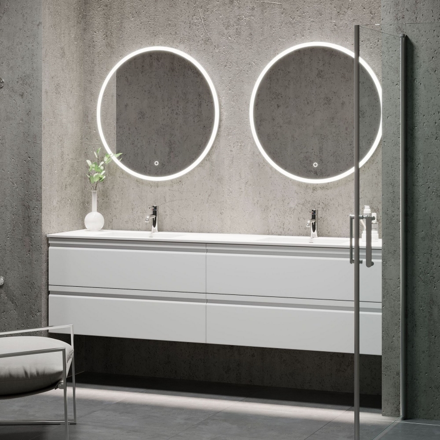 BATH DELUXE 01-080-08-58-00 - LED Vannas istabas spogulis ar fona apgaismojumu FORNAES LED/13,8W/230V IP44