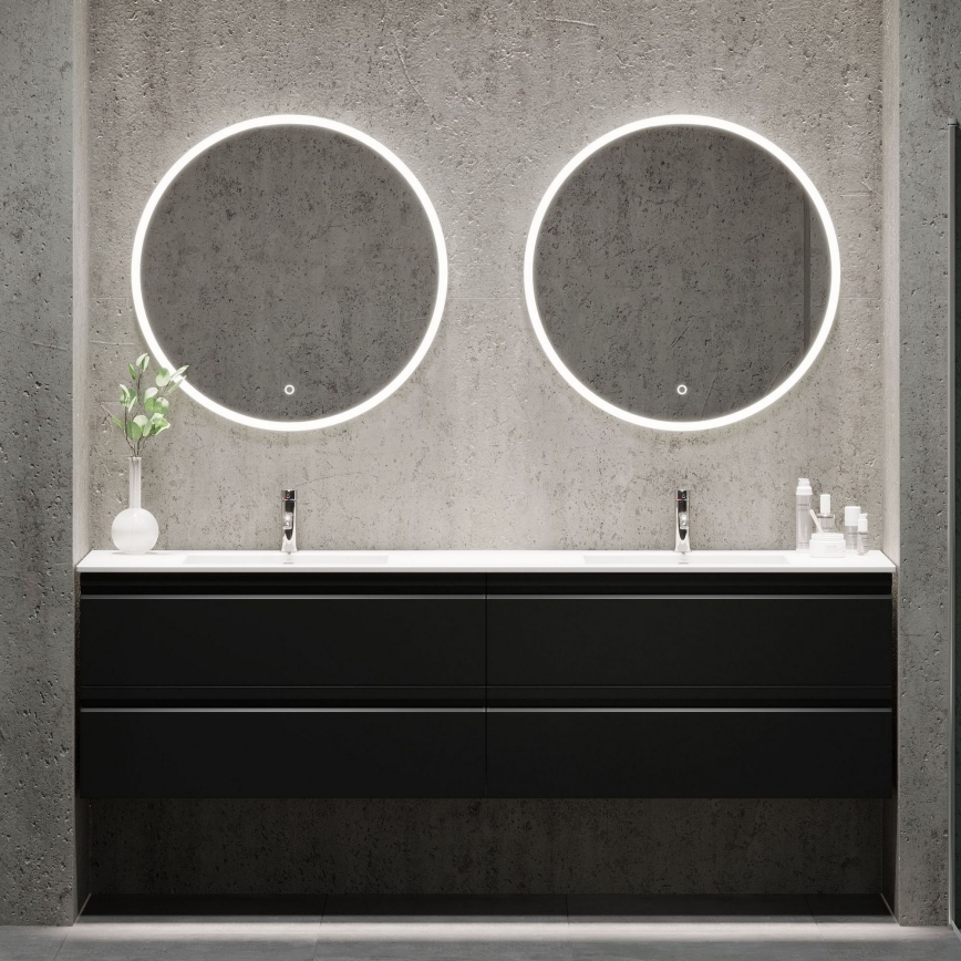 BATH DELUXE 01-080-08-58-00 - LED Vannas istabas spogulis ar fona apgaismojumu FORNAES LED/13,8W/230V IP44