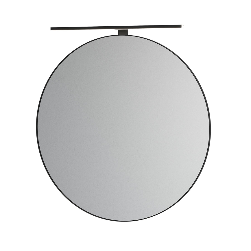 BATH DELUXE 01-080-09-02-00 - Vannas istabas spogulis BORGSTED d. 80 cm melna