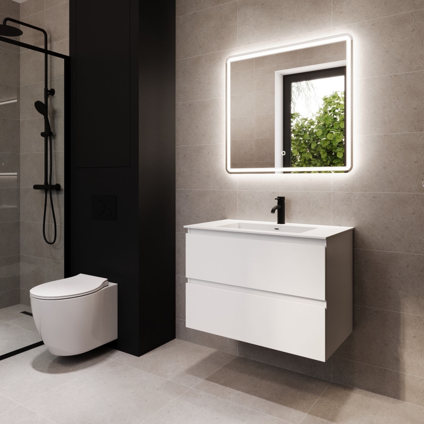 BATH DELUXE 01-080-51-58-00 - LED Vannas istabas spogulis ar fona apgaismojumu TARS LED/27,2W/230V IP44