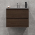 BATH DELUXE 03-060-64-84-01 - Vannas istabas skapītis ar izlietni KENWOOD 61 cm rieksts