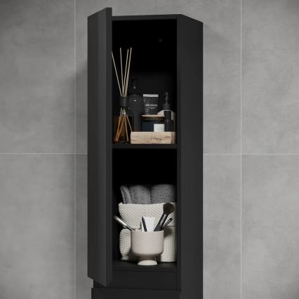 BATH DELUXE 04-030-63-02-01 - Vannas istabas skapītis KENWOOD 186 cm matēts melna