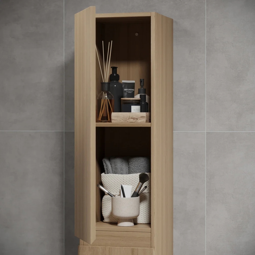 BATH DELUXE 04-030-64-86-01 - Vannas istabas skapītis KENWOOD 186 cm ozols