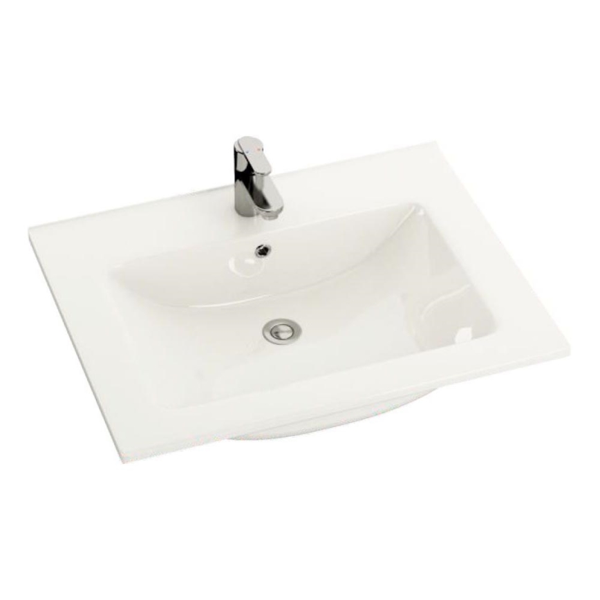 BATH DELUXE 06-060-60-11-01 - Iebūvējama izlietne CHICAGO 61x46,5 cm spīdīgi balta