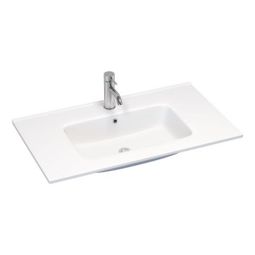 BATH DELUXE 06-080-27-11-00 - Iebūvējamā izlietne HYGE 81x46 cm keramika/balta