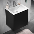 BATH DELUXE 09-050-63-02-01 - Vannas istabas skapītis ar izlietni KENWOOD 51 cm matēts melna