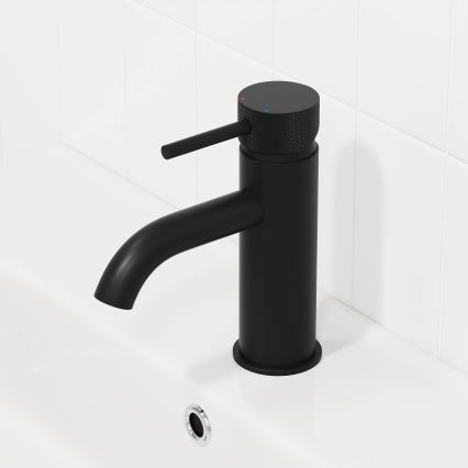 BATH DELUXE 28-005-03-02-00 - Izlietnes krāns ANHOLT 15,6 cm matēts melna