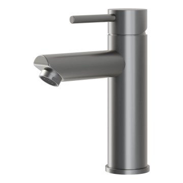 BATH DELUXE 28-017-03-73-02 - Izlietnes krāns RINGSTED 17,8 cm pulverveida pelēka