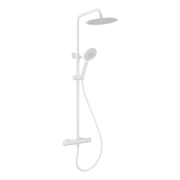 BATH DELUXE 31-120-05-01-00 - Dušas komplekts ar termostatisko krānu DRAGOR matēts balts