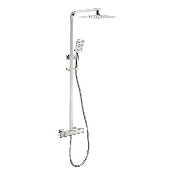 BATH DELUXE 31-120-06-60-00 - Dušas komplekts ar termostatisko krānu NAESBY spīdīgi hromēts