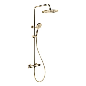 BATH DELUXE 31-120-08-64-00 - Dušas komplekts ar termostatisko krānu DRAGOR spīdīgs misiņš