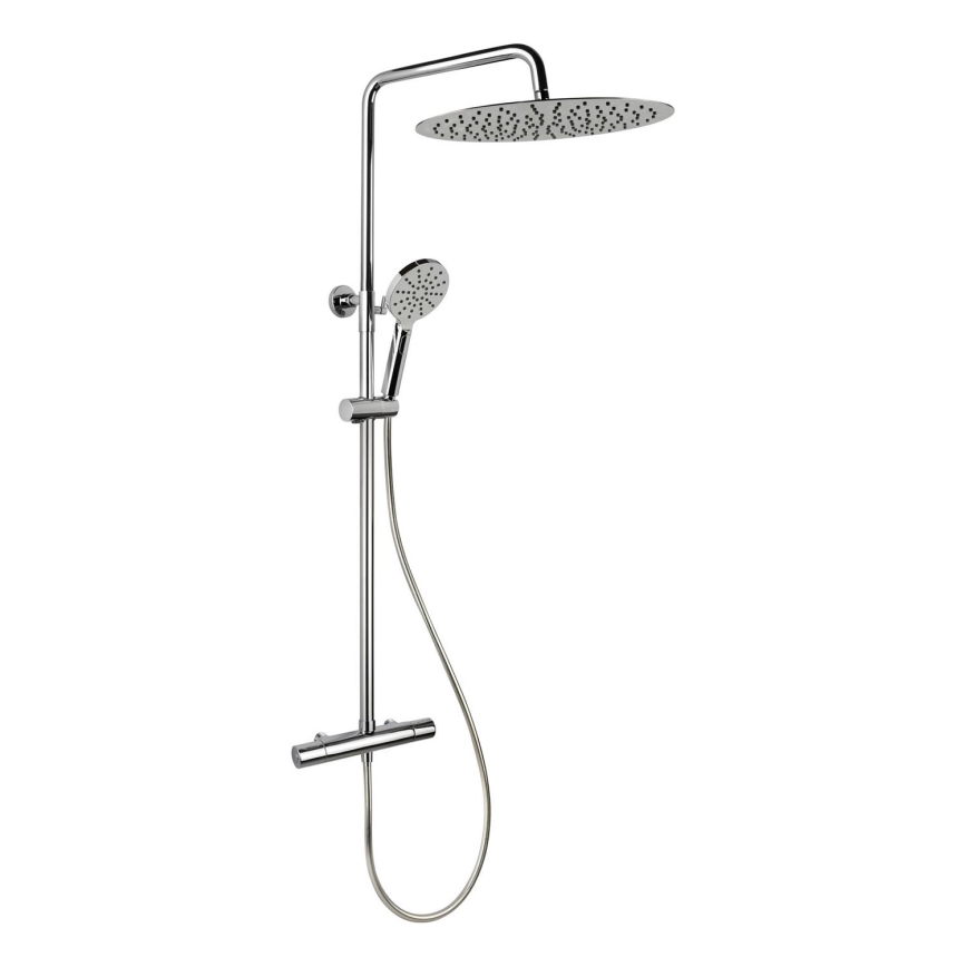 BATH DELUXE 31-120-09-60-00 - Dušas komplekts ar termostatisko krānu DRAGOR spīdīgi hromēts