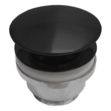 BATH DELUXE 33-004-05-02-04 - Izlietnes noteka RODBY d. 6,6 cm melna