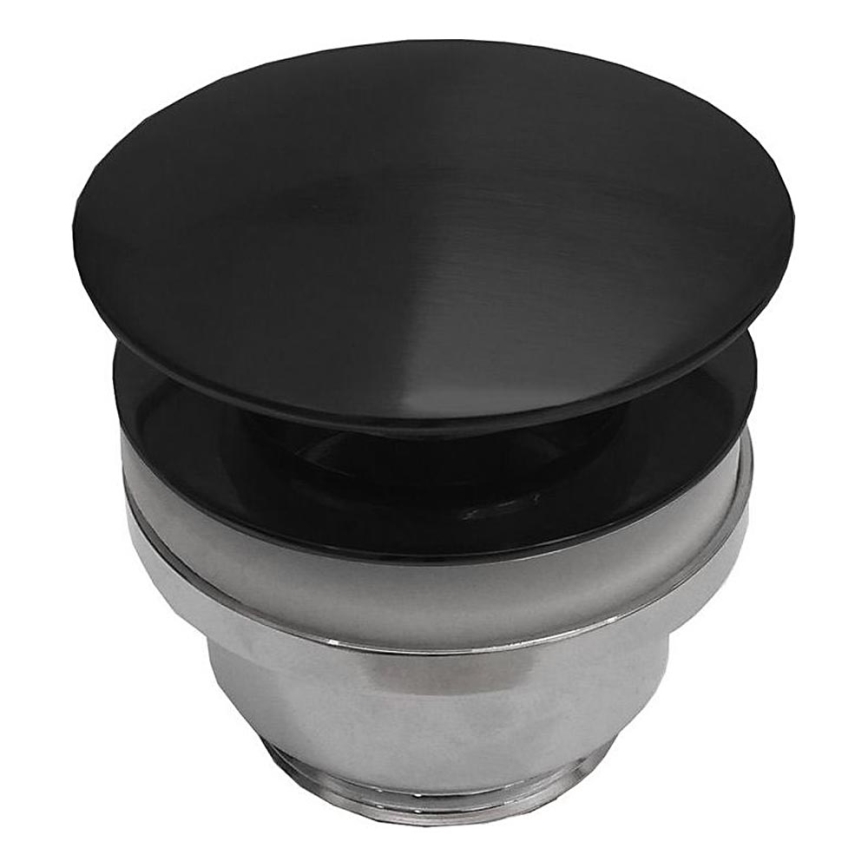 BATH DELUXE 33-004-05-02-04 - Izlietnes noteka RODBY d. 6,6 cm melna