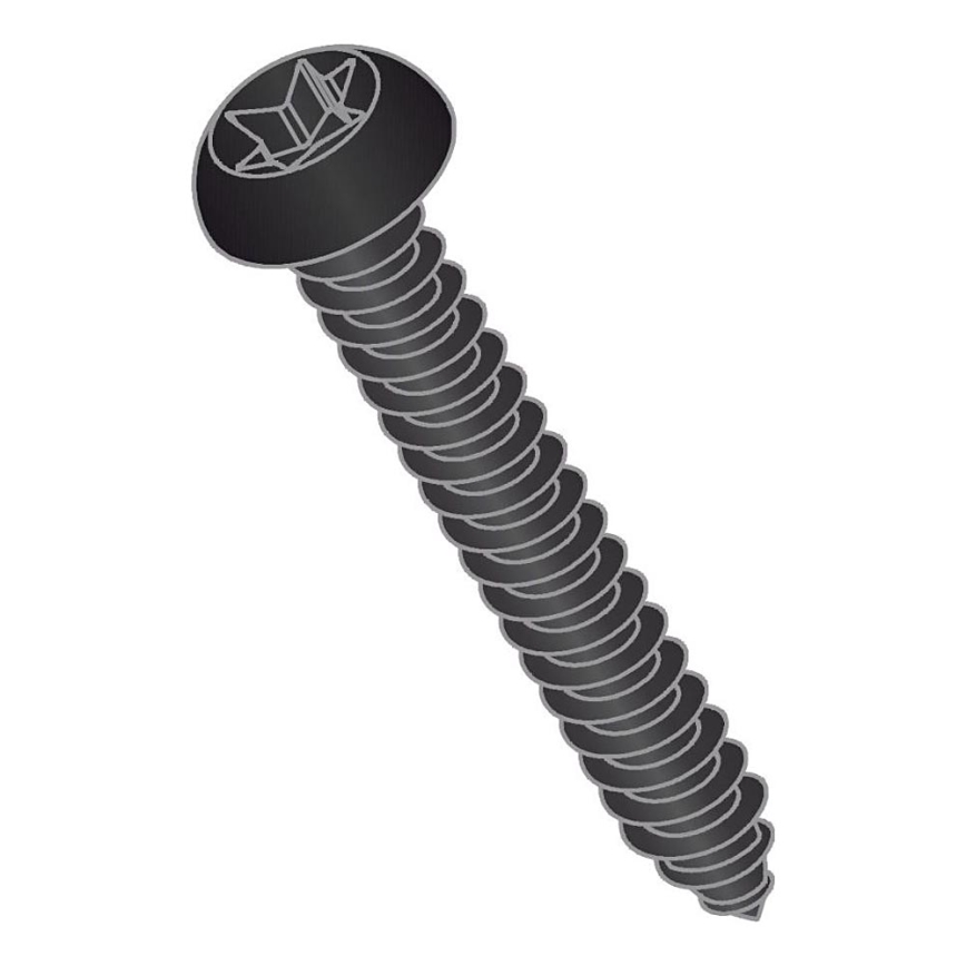 BATH DELUXE 54-045-00-02-12 - KOMPLEKTS 50x Skrūves akustiskajiem paneļiem T25 4,6x45 mm lakots melna