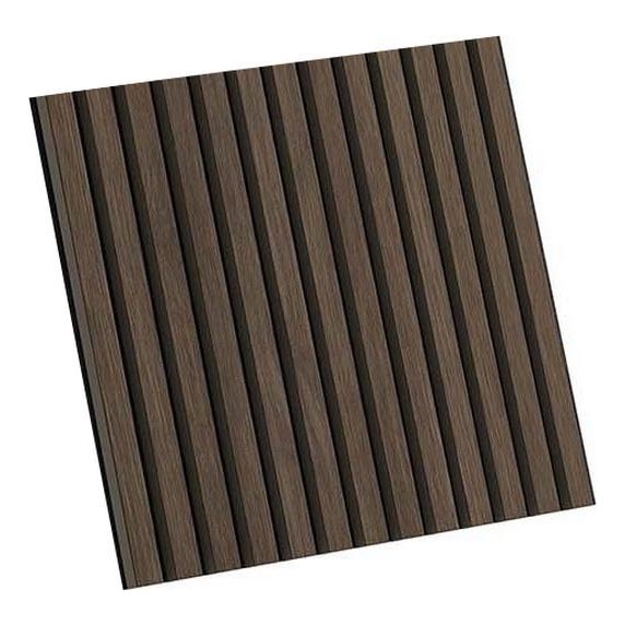BATH DELUXE 54-060-08-84-12 - KOMPLEKTS 4x Akustiskais sienas panelis DANVIKEN 60x60 cm rieksts