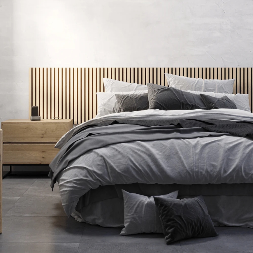 BATH DELUXE 54-240-11-86-12 - Akustiskais sienas panelis VASALUND 240x52 cm ozols