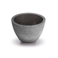 Bathco 00374 - Iebūvējama virsmas izlietne MIRAGE, Ø 40 cm, akmens/pelēks