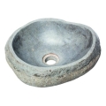 Bathco 00393 - Virsmā uzstādāma izlietne RIO 52x47 cm akmens/pelēka